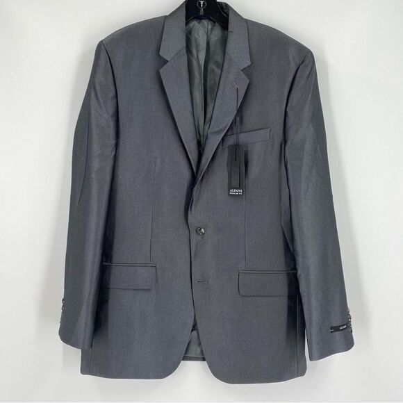 Alfani Men’s Regular Fit Gray 2 Button Suit Jacket size 40L - Picture 1 of 3